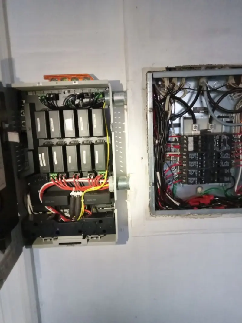 Electrical panel upgrade completed for Indoor Lighting Installation in Winter Beach